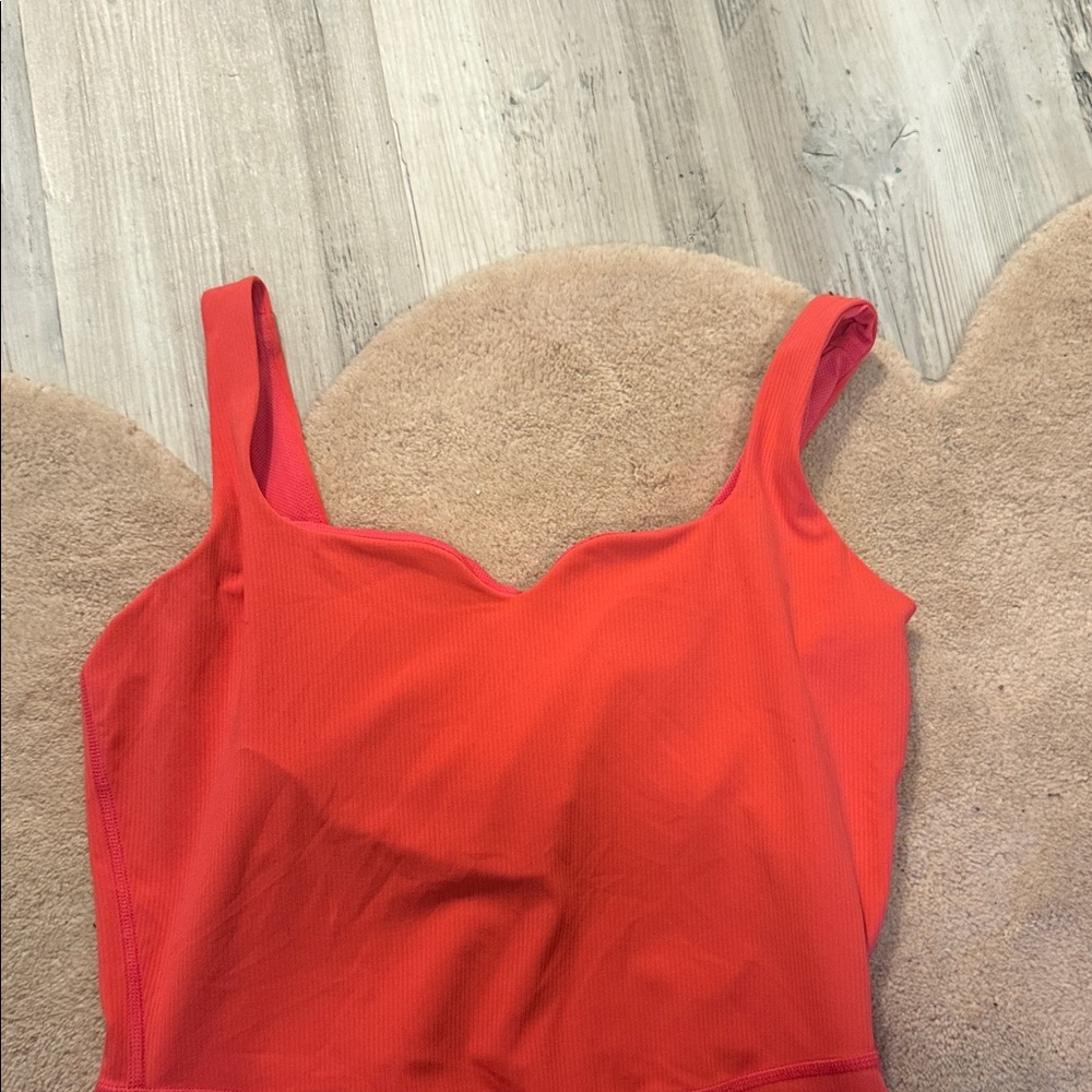 Hot pink coral fitness romper